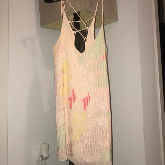 Nasty Gal Dresses & Skirts - NEW w/ tag Nasty gal light pink/blush sequin dress